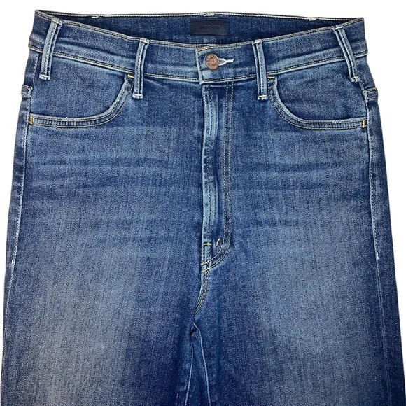 MOTHER The Hustler Ankle Fray Jeans in Big Sky Size 28 - Picture 5 of 15